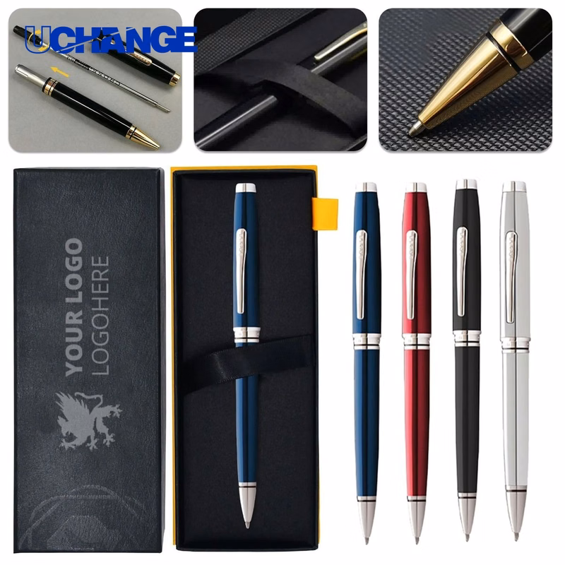 Metal Twist Signature Ballpoint Pen for Contracts