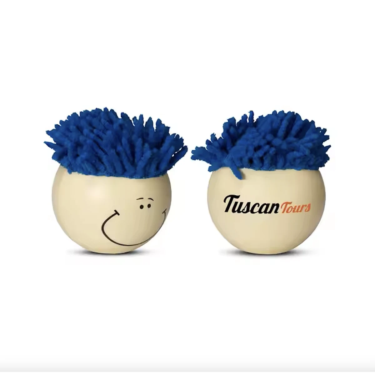 Smiling Stress Ball With Hair 1
