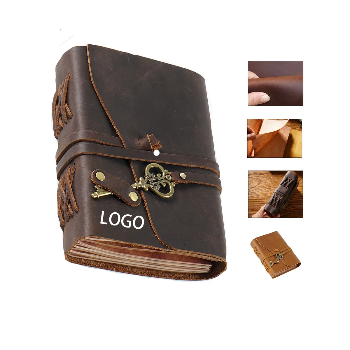 Vintage leather notebook 1
