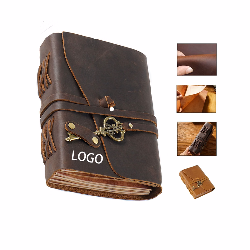 Vintage leather notebook