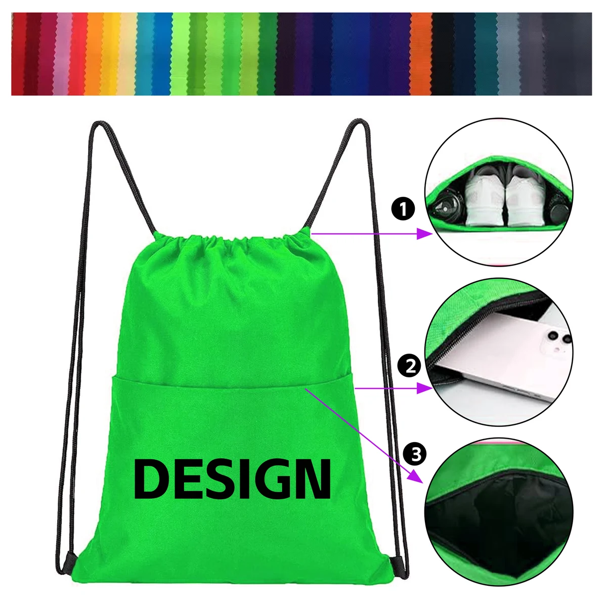 Custom 600D Polyester Bag 1