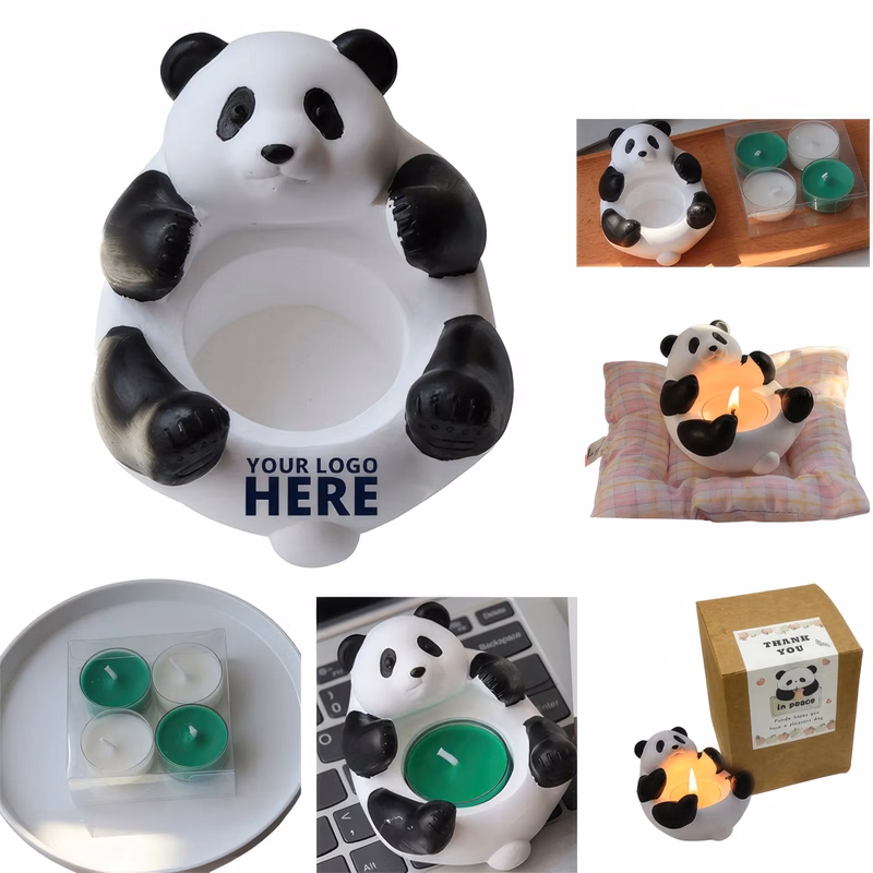 Adorable Panda Scented Candle Holder