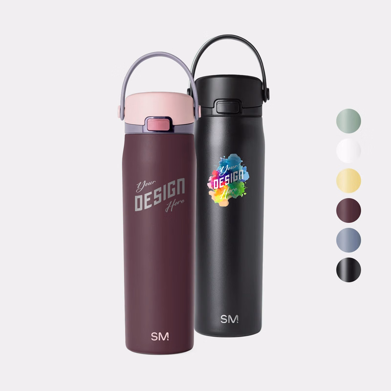 24 oz Simple Modern® Double-Walled Insulated Mesa Sport with Covered Chug Water Bottle