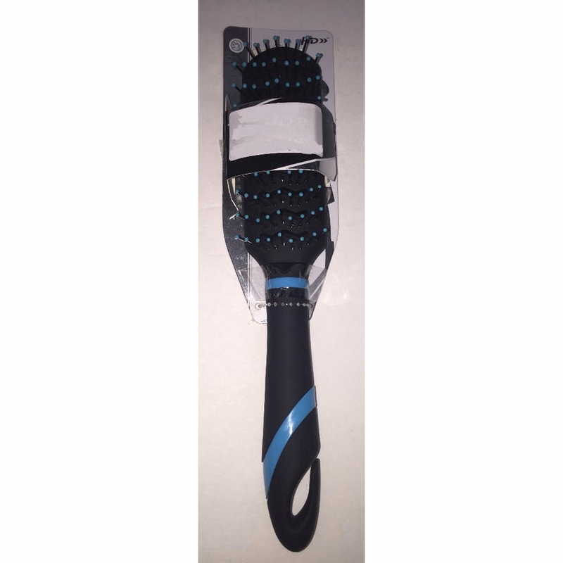 Rectangular Hairbrushes - Black Plastic