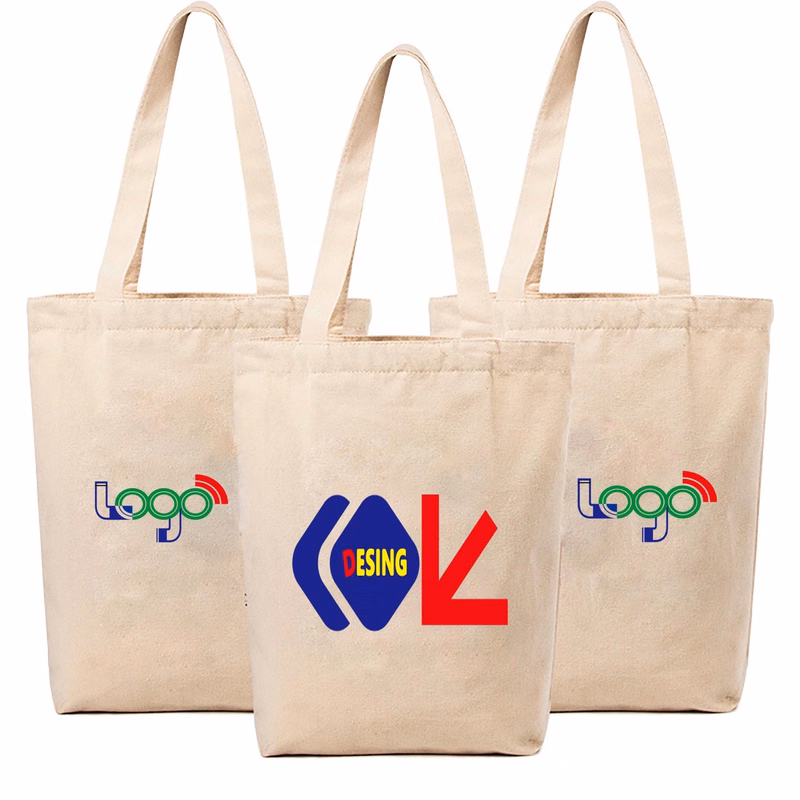 Canvas Tote Bags Wirh Long Handles