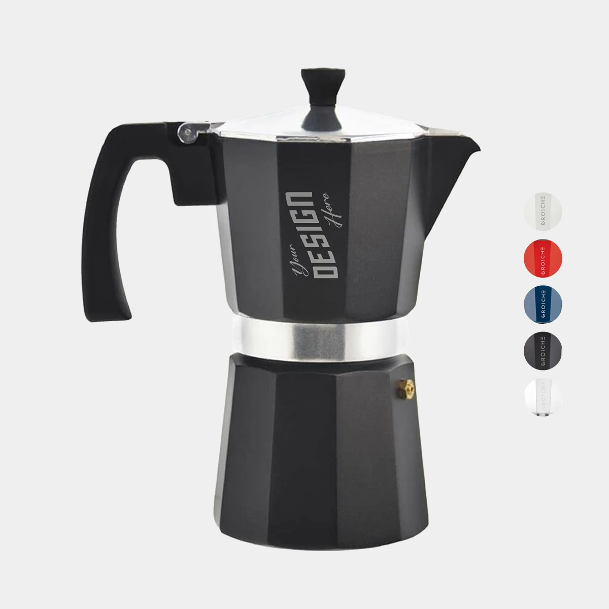 GROSCHE® MILANO 6 Cup Stovetop Moka Pot Espresso Coffee Maker 1