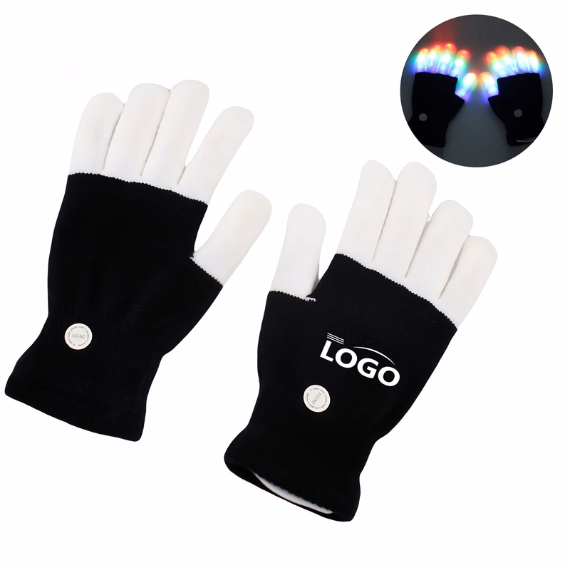 LED Party Gloves with Light-Up Features