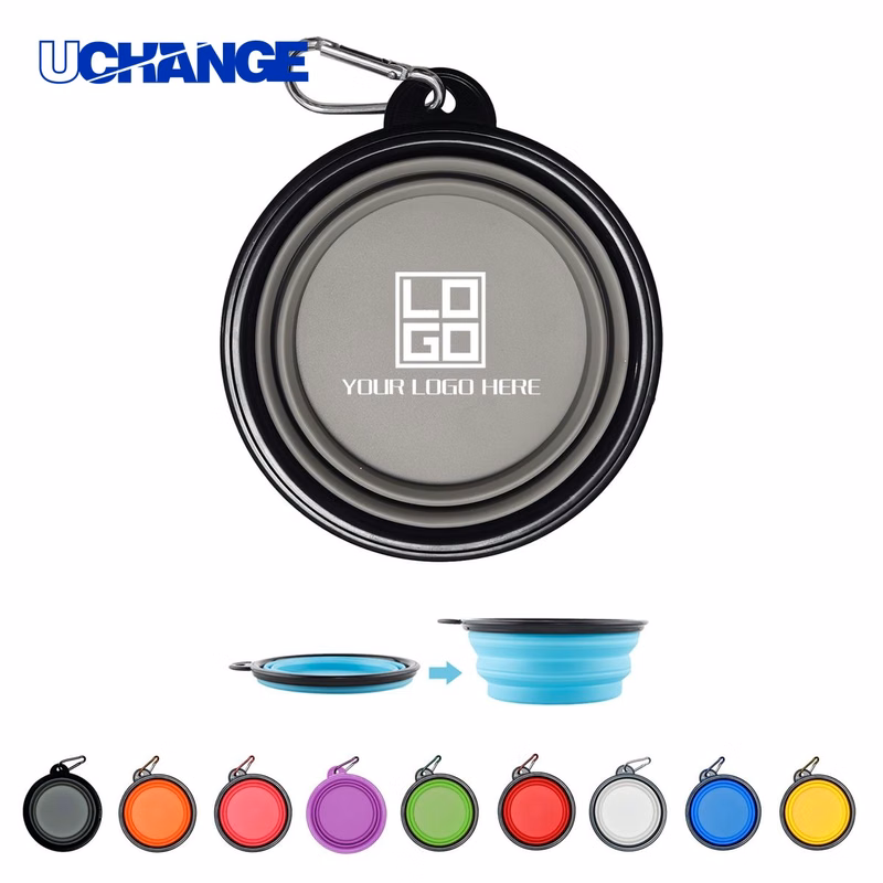 Folding Bowl Dish With Carabiner Hook