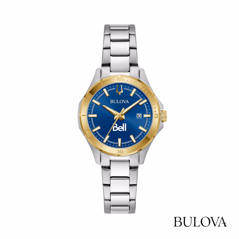Bulova® Corporate Collection Classic Two-Tone Bracelet Strap Watch