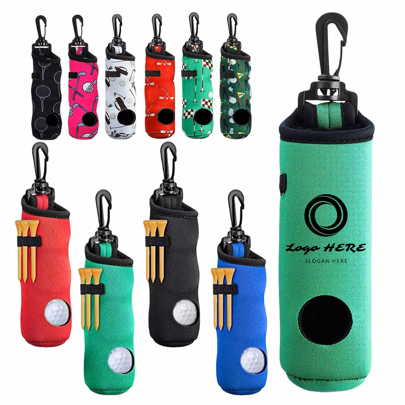 Lightweight Practice Golf Tee Holder Pouch