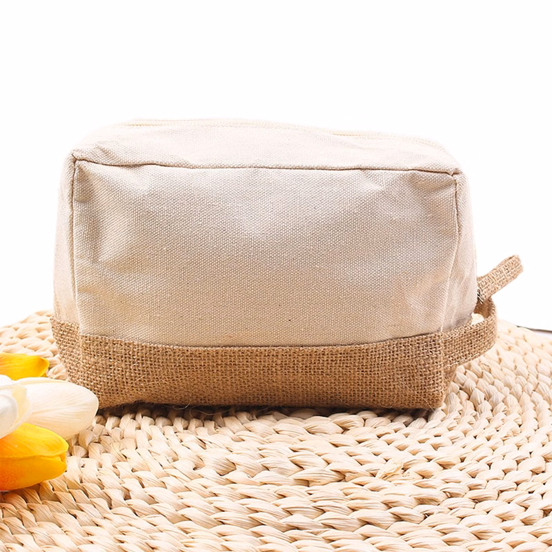 Jute Makeup Bag