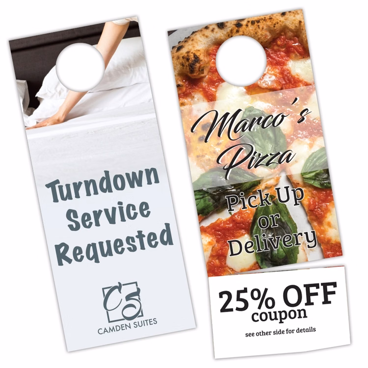 Door Hanger (14pt High Gloss - Perforated)
