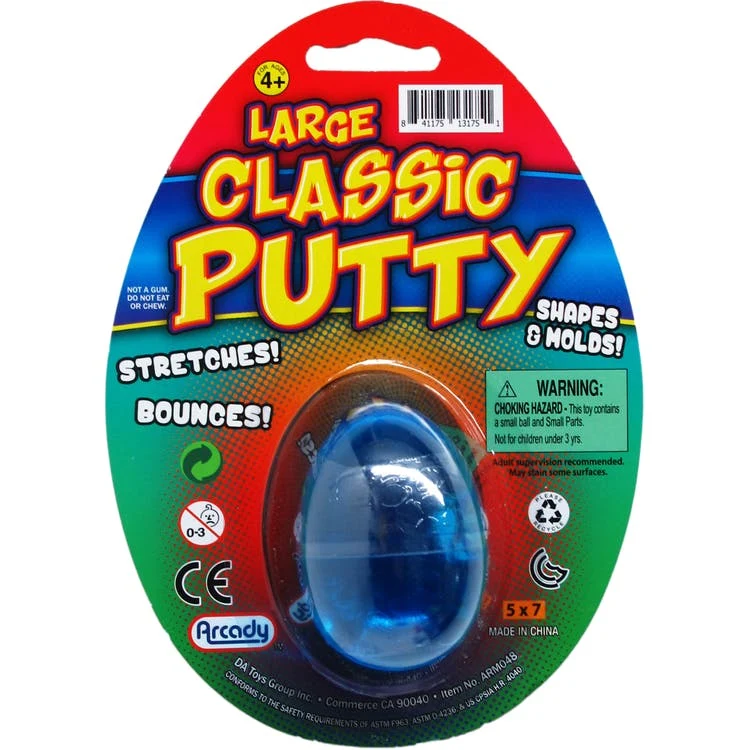 Large Classic Putty Toys - Assorted 2.5" 1