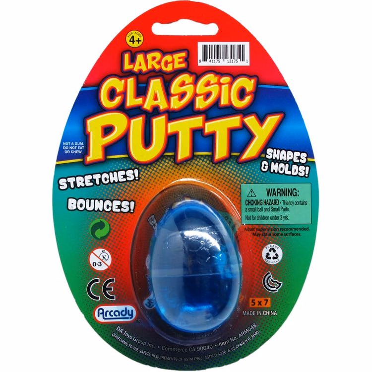 Large Classic Putty Toys - Assorted 2.5"