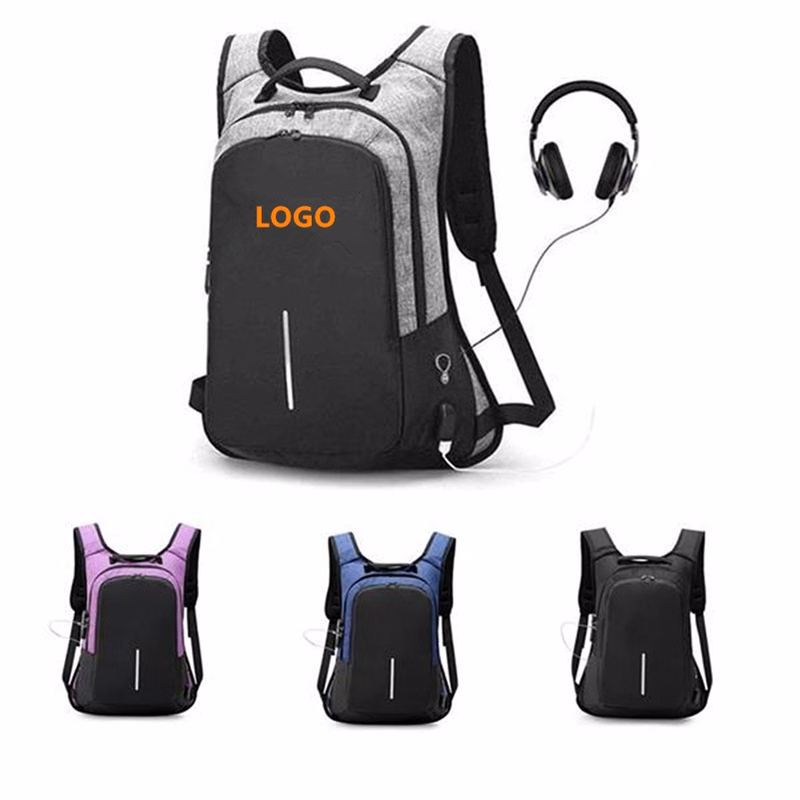 Anti Theft Backpack With USB Port