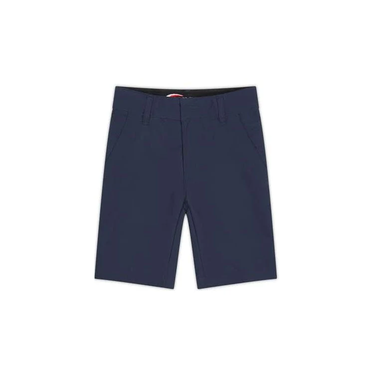Boys Flat Front Shorts - Size 14 Navy 1