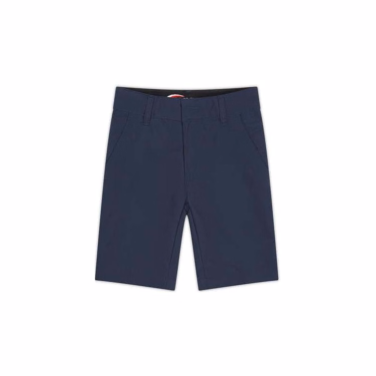 Boys Flat Front Husky Shorts - Size 14H Navy