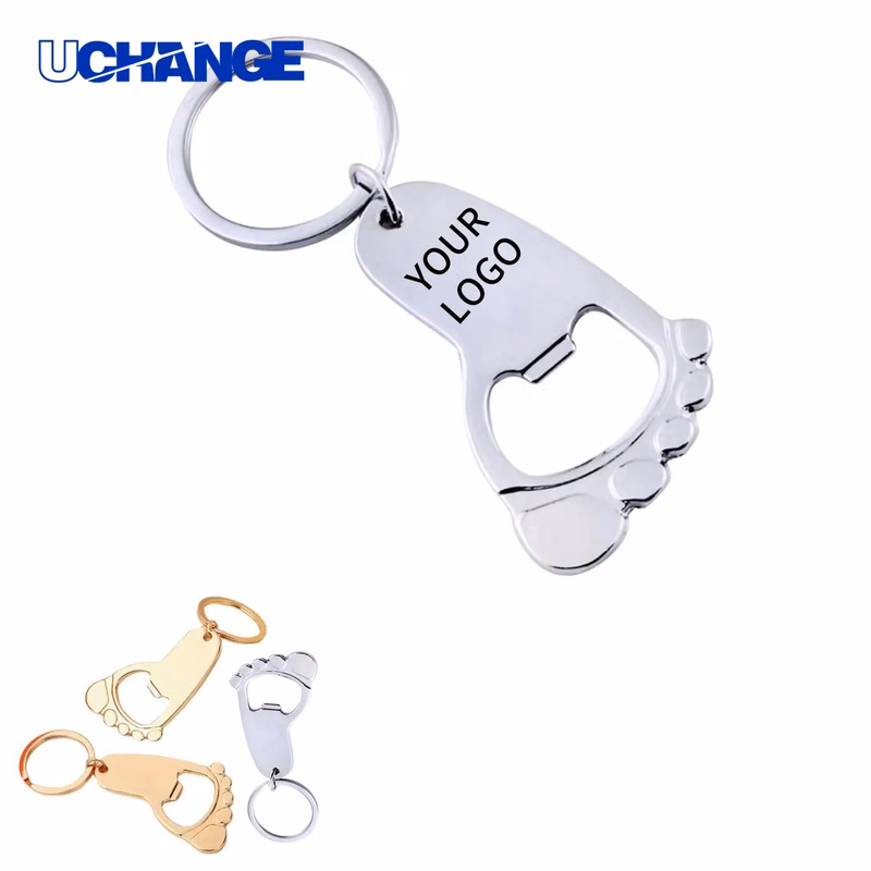 Zinc Alloy Travel Bottle Opener Keychain Tool Compact for Daily Carry