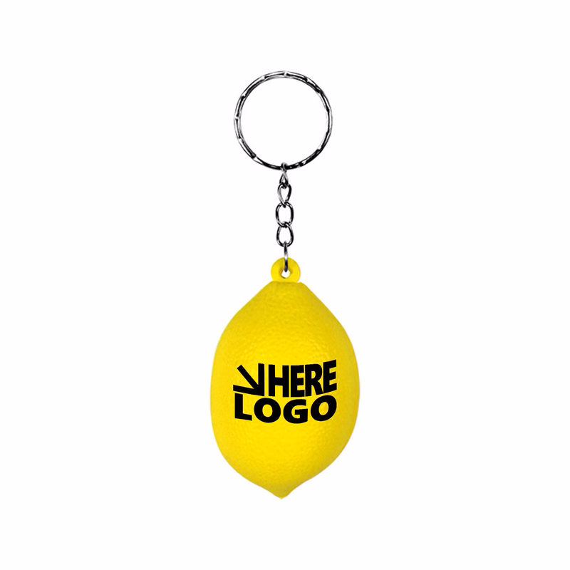 MOQ 20 Lemon  Stress Relieve Toy Key Chain