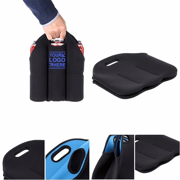 6 pack beer water can carrier tote