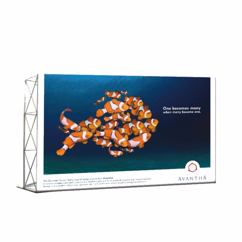Flat Back Wall Kit, Single-Sided Pop Up Display Wall - 16' x 8'