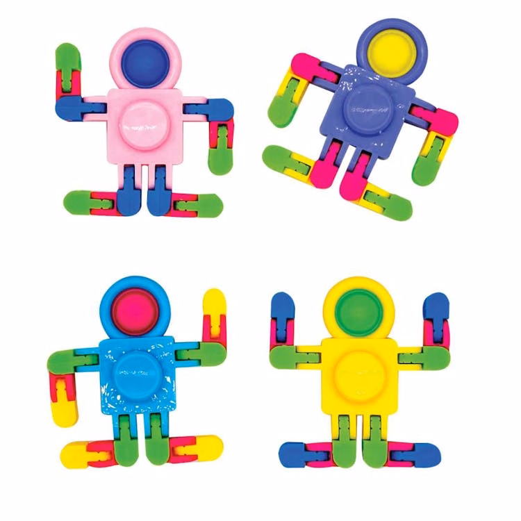 Pop & Spin Wacky Guy Assorted