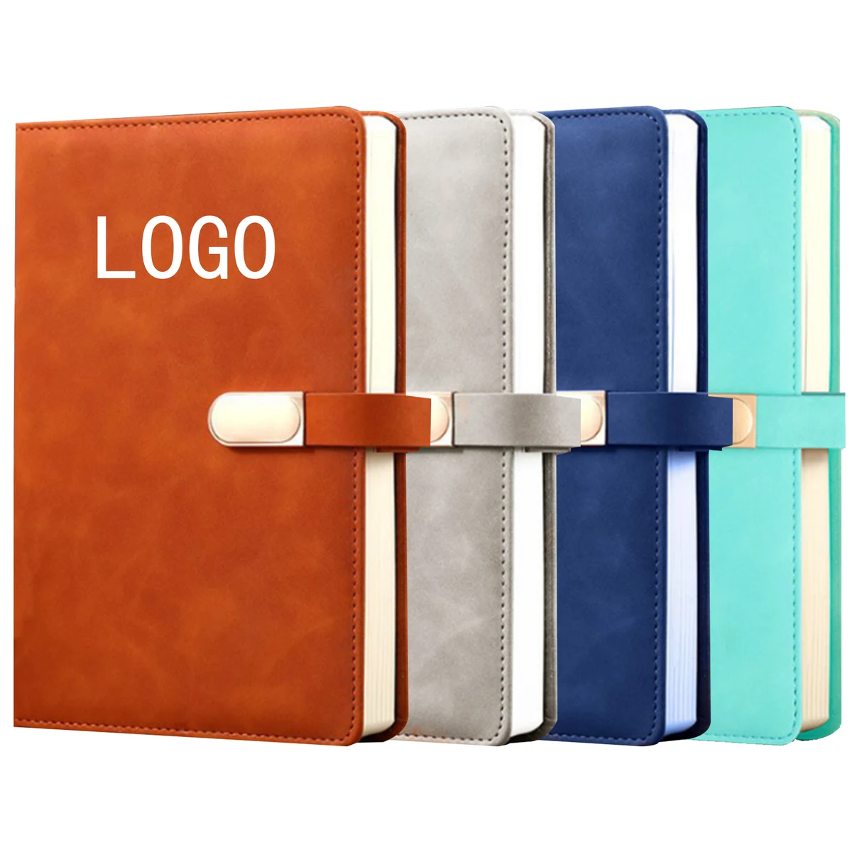 Oval Metal Buckle Notebook 1