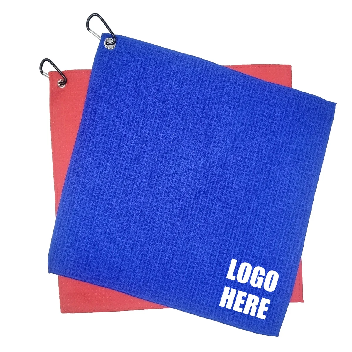 MOQ 50pcs 12" Square Waffle Golf Towel 1