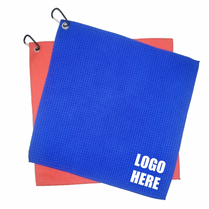 MOQ 50pcs 12" Square Waffle Golf Towel