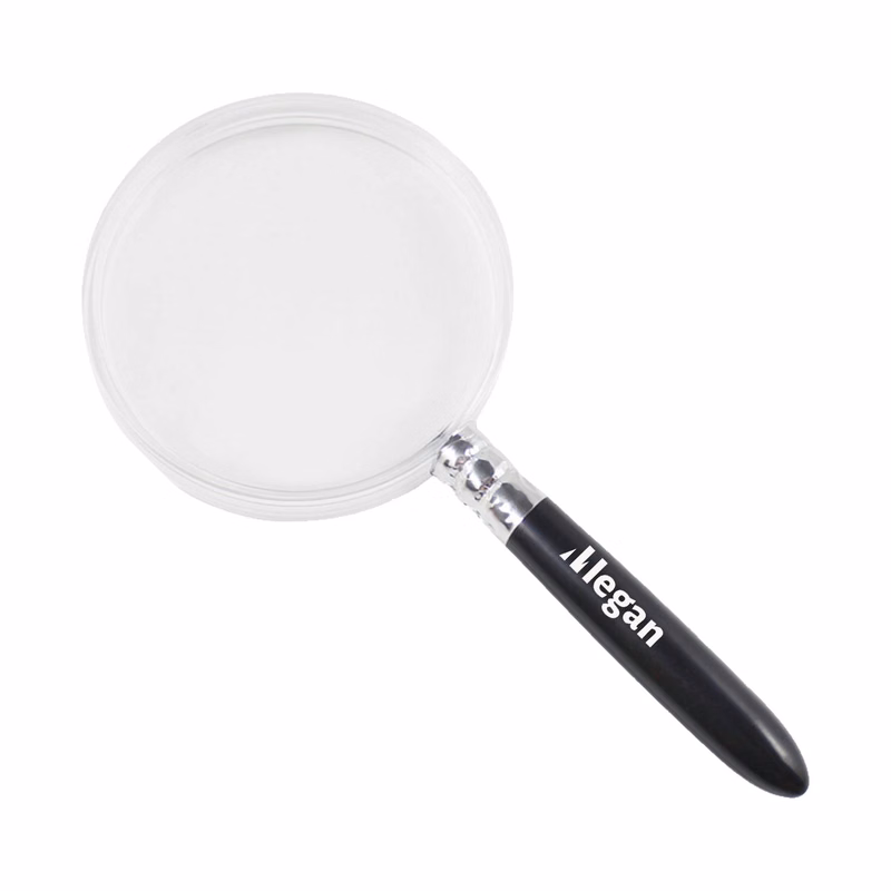 Acrylic With Handle Resin Lens Handheld Magnifying Glass