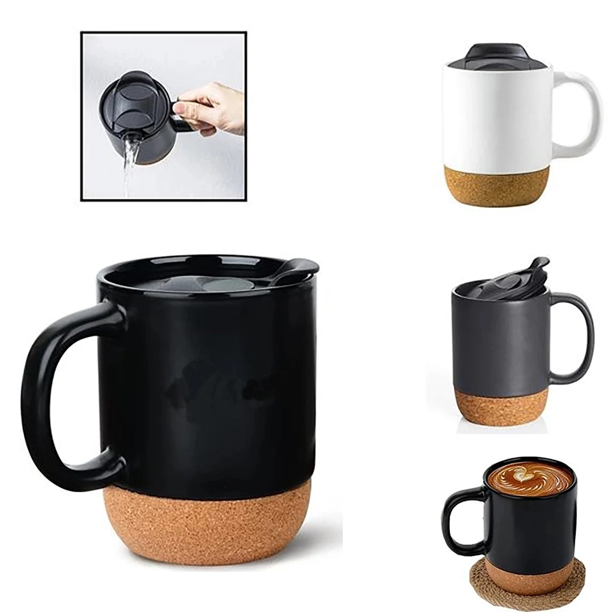 Cup With Insulated Cork Bottom 1