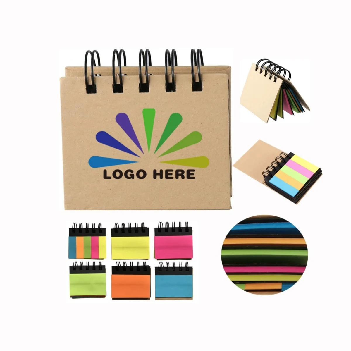 Spiral-bound Sticky Notes 1