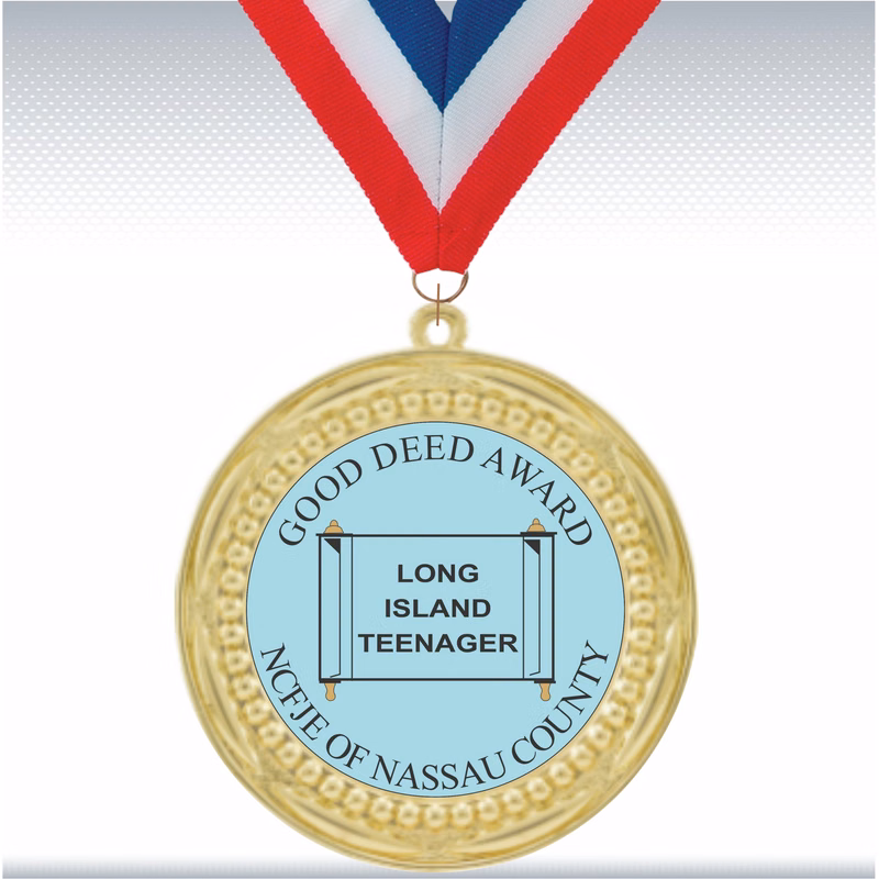 2 3/4" Bead Medal w/ 2" Insert