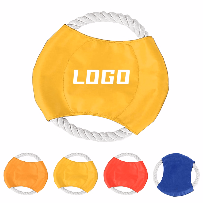 Teeth Cleaning Cotton Rope Dog Flying Disc