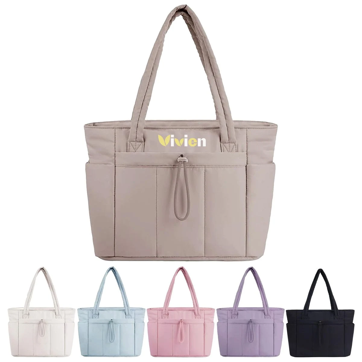 Quilted Tote Bag 1
