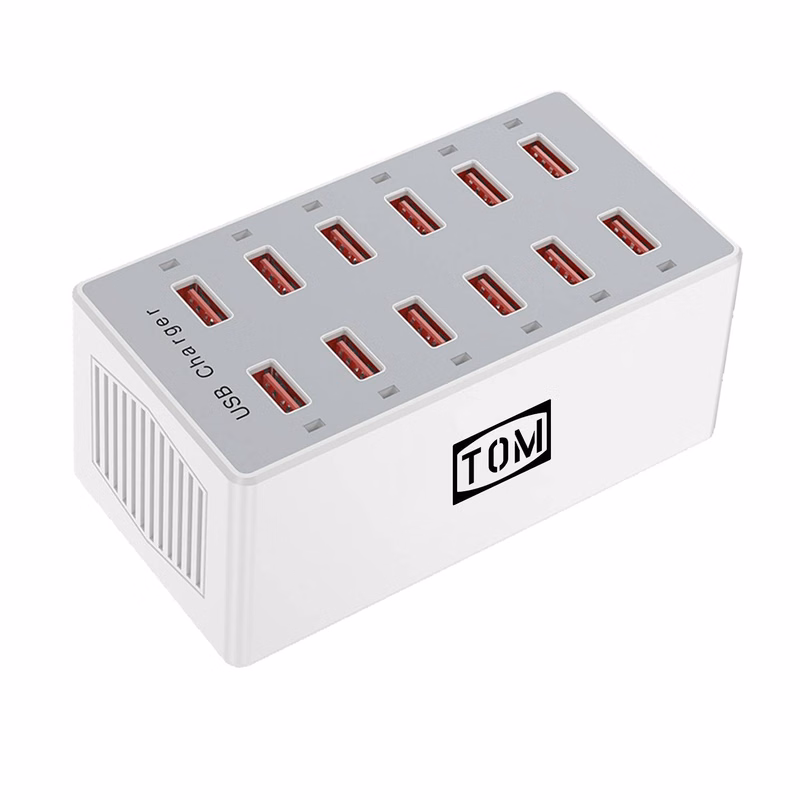 Mobile tablet 60W 12 Port USB Fast Charging Socket