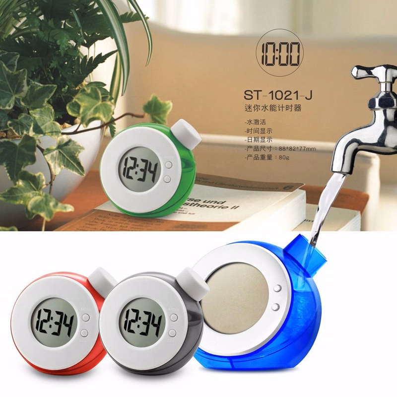Water powered clock eco-friendly education for classroom
