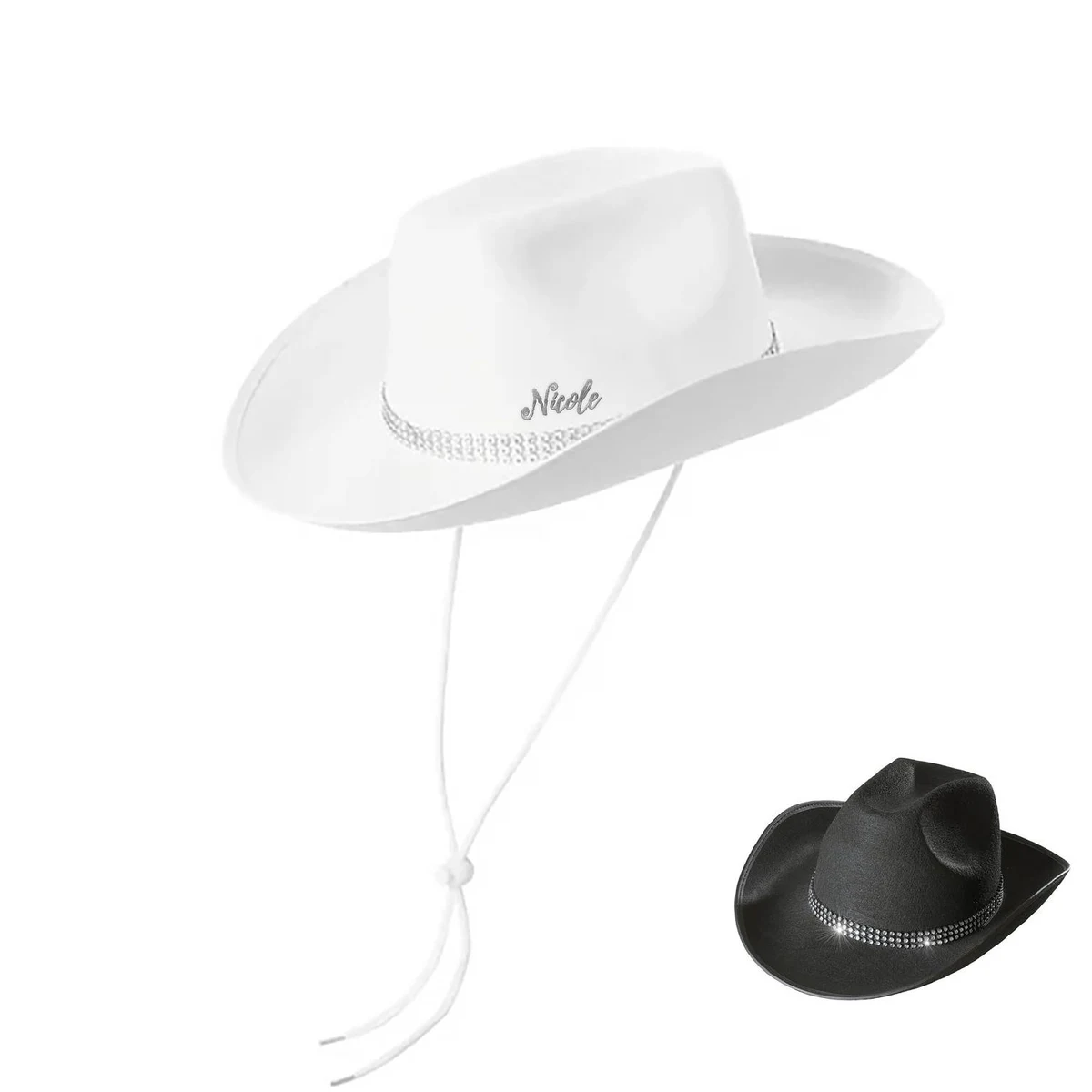 Adjustable Shiny Cowboy Hat - Western Style 1