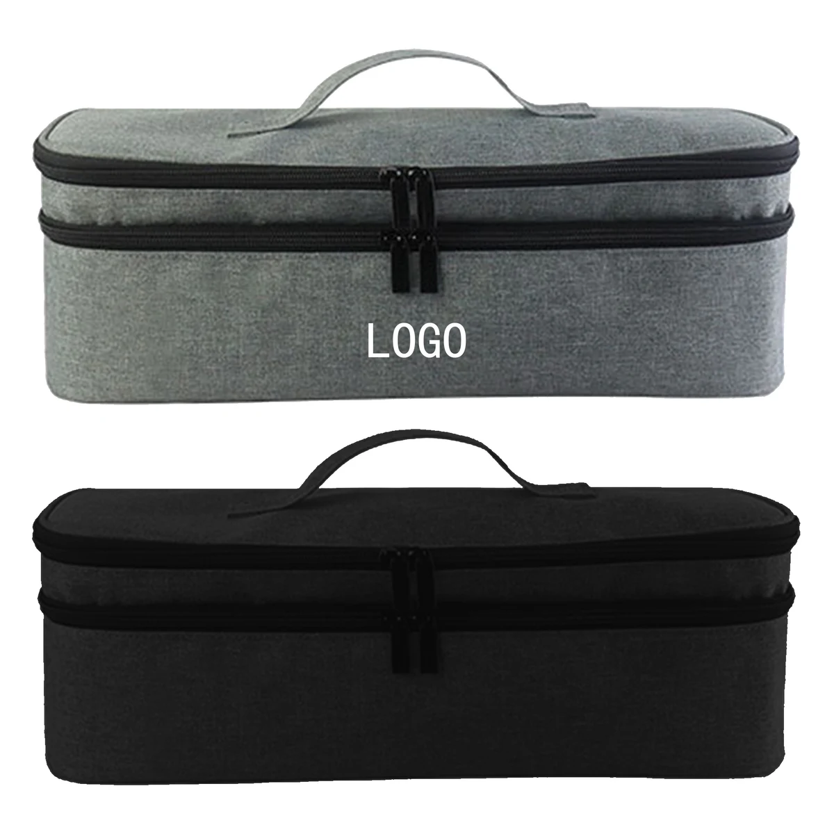 Simple Large Capacity Double Layer Hair Dryer Storage Bag 1
