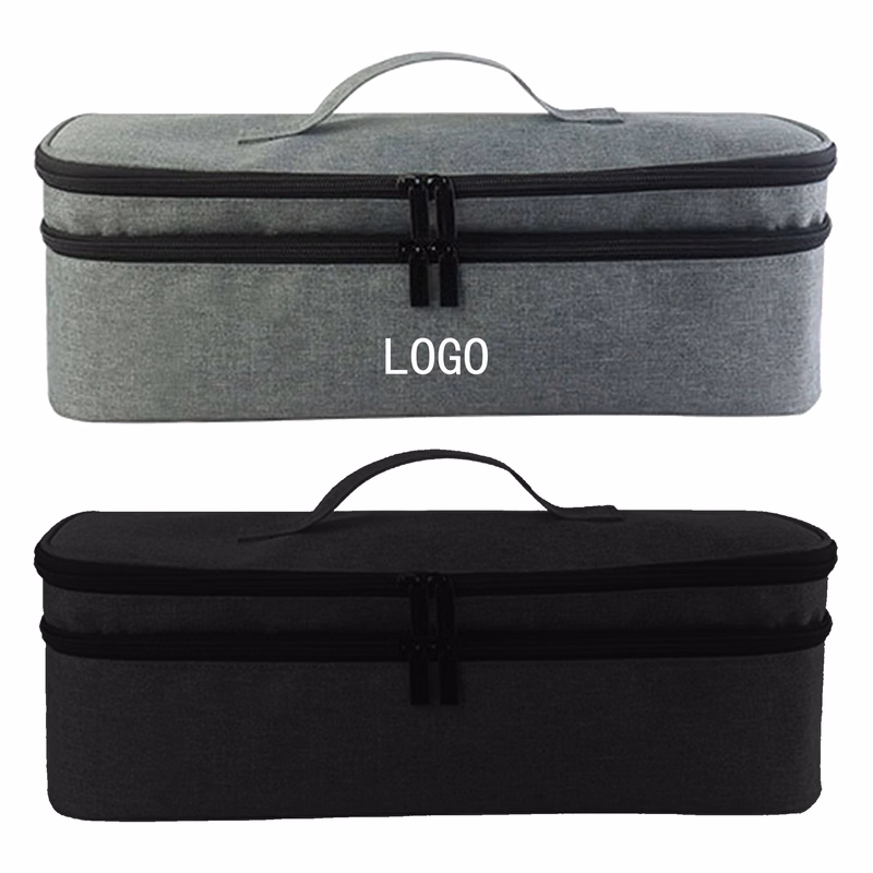Simple Large Capacity Double Layer Hair Dryer Storage Bag