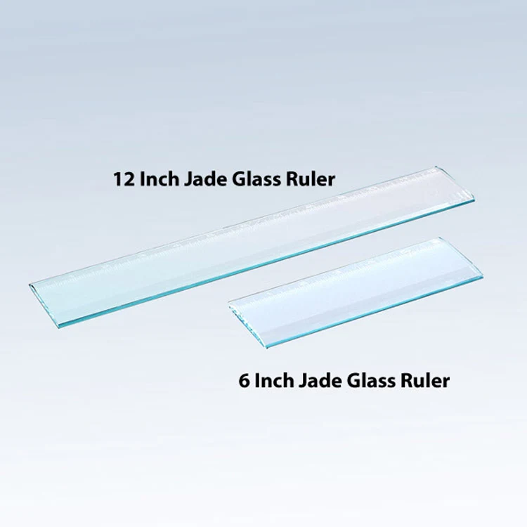 12 in Jade Glass Ruler - Screened 1