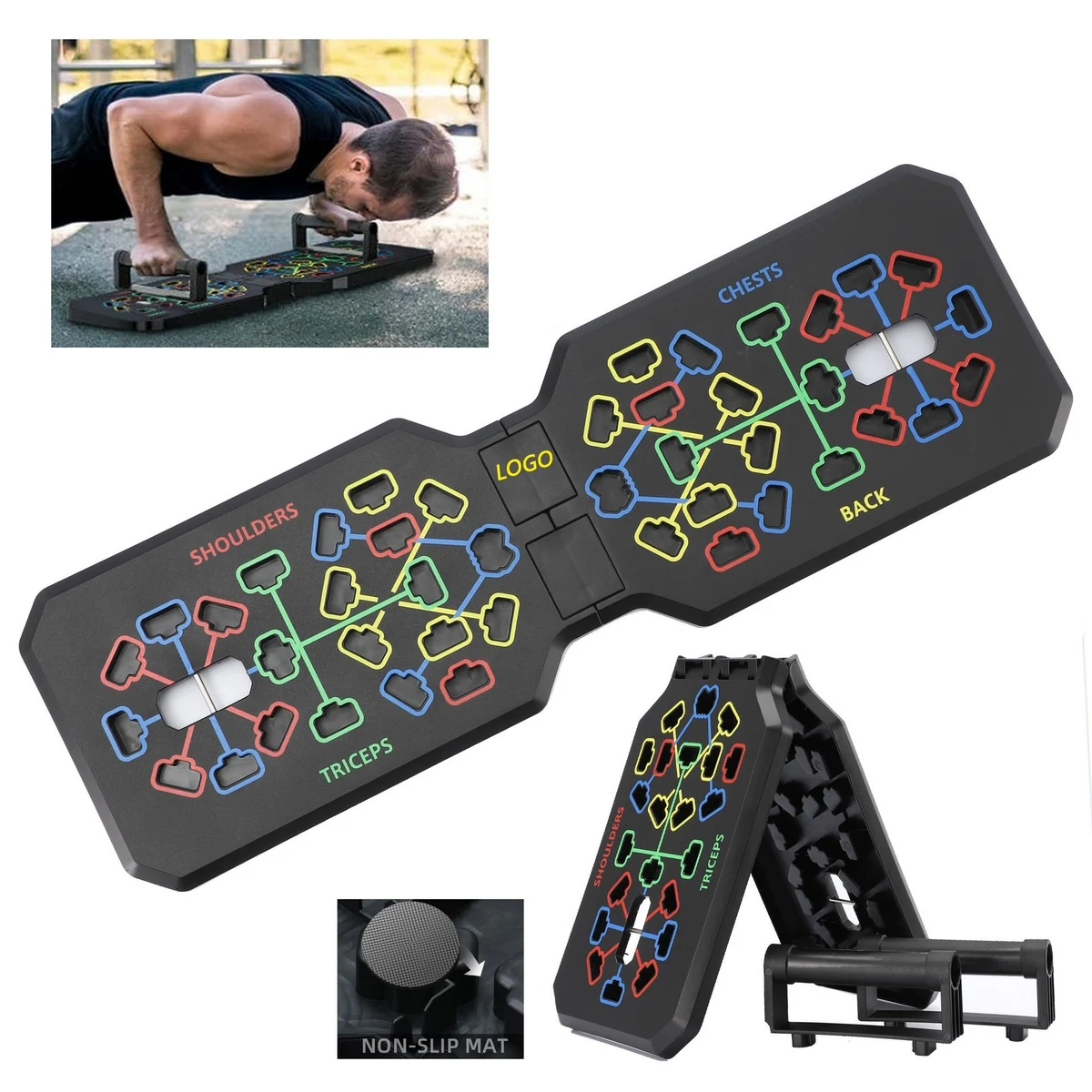 T-shaped Multifunctional Push Up Board 1
