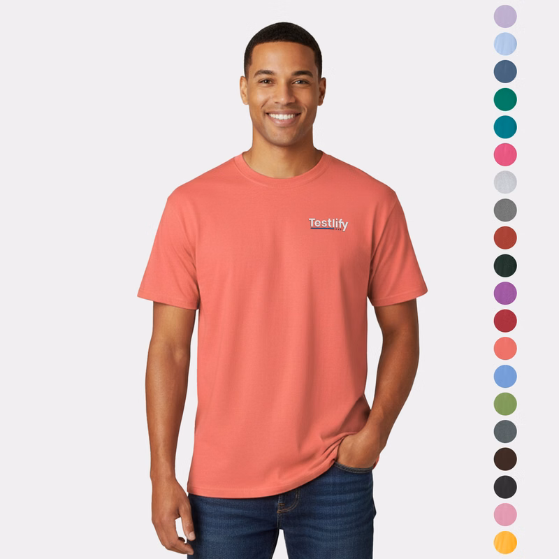 Classic Pre-Shrunk 100% Cotton Jersey Tee