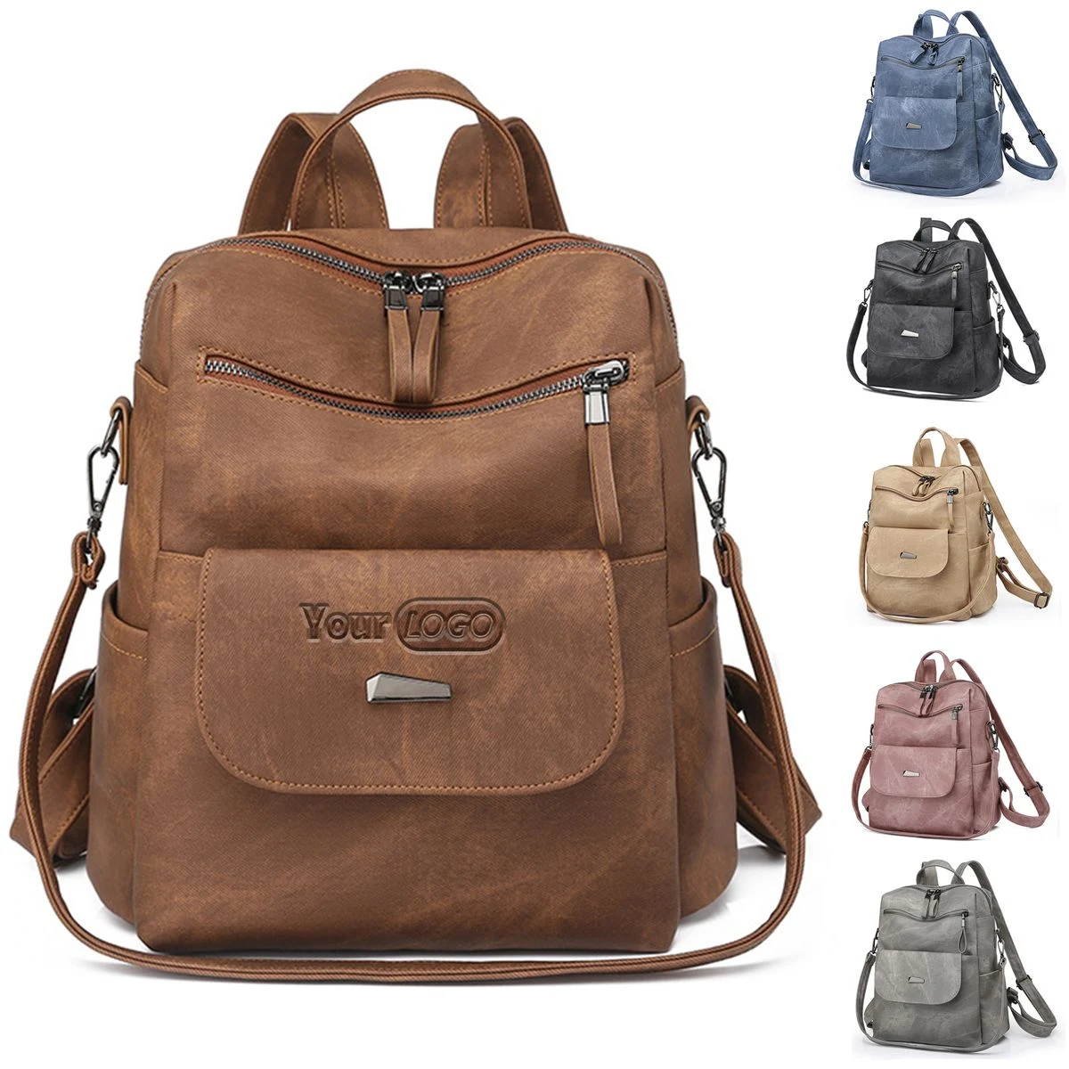 PU Leather Backpack for Women 1