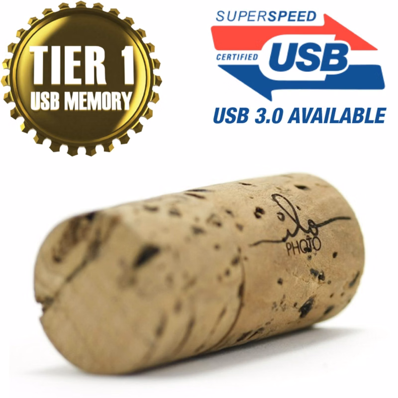 Wine Cork Style USB Flash Drive