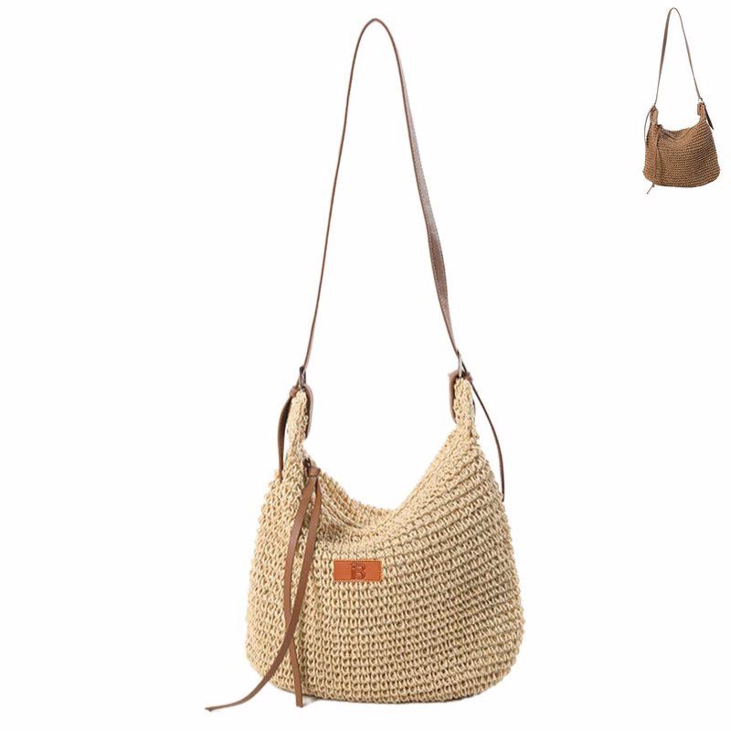 Breathable Beach Woven Shoulder Bag