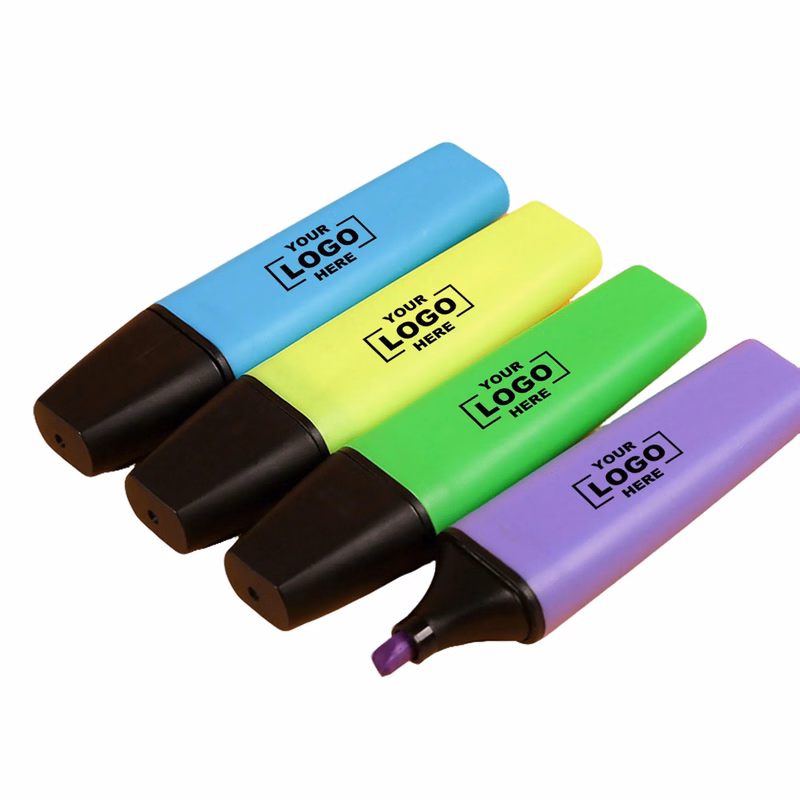 Oblique Head Color Highlighter Pen