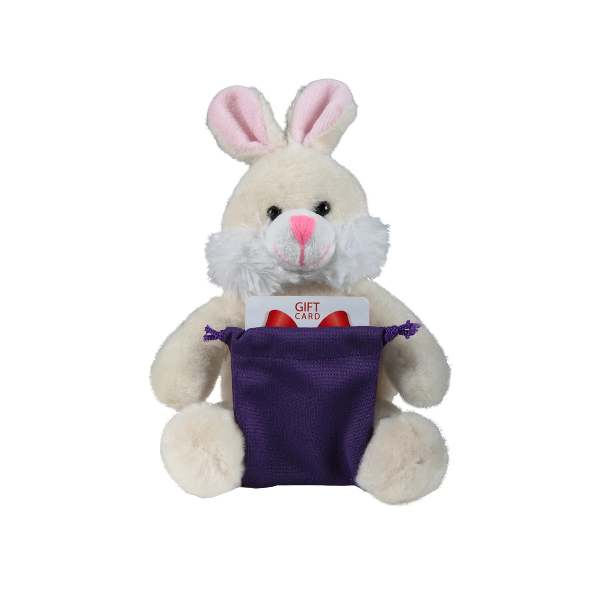 soft plush Bunny with gift card sack 1