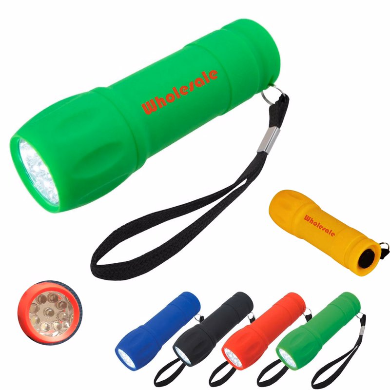 LED Flashlight With Strap MOQ 50PCS