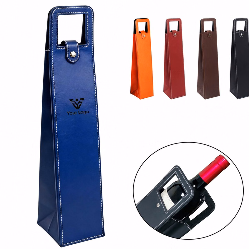 PU Leather Wine Bag